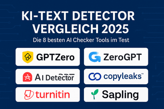 KI-Text Detector Vergleich 2025 – Die 8 besten AI Checker Tools im Test